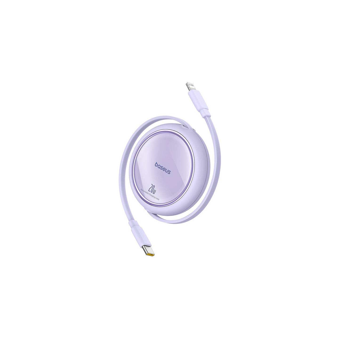 USB Cable Baseus Free2Pull USB-C to iP 20W 1m (purple)