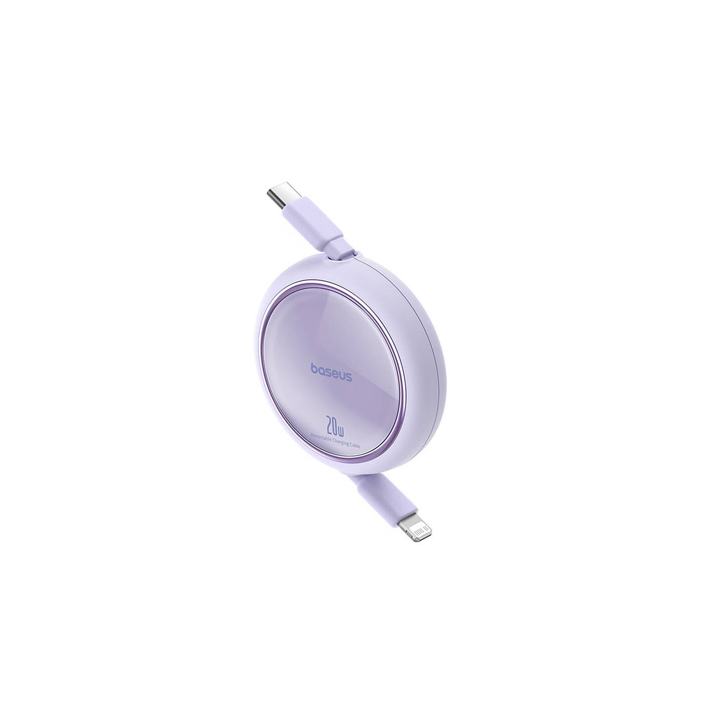 USB Cable Baseus Free2Pull USB-C to iP 20W 1m (purple)