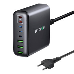 View product Wall charger Blitzwolf BW-S26 250W (black)
