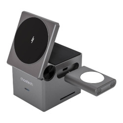 View product Choetech T632-F 3-in-1 15W inductive charger (black)