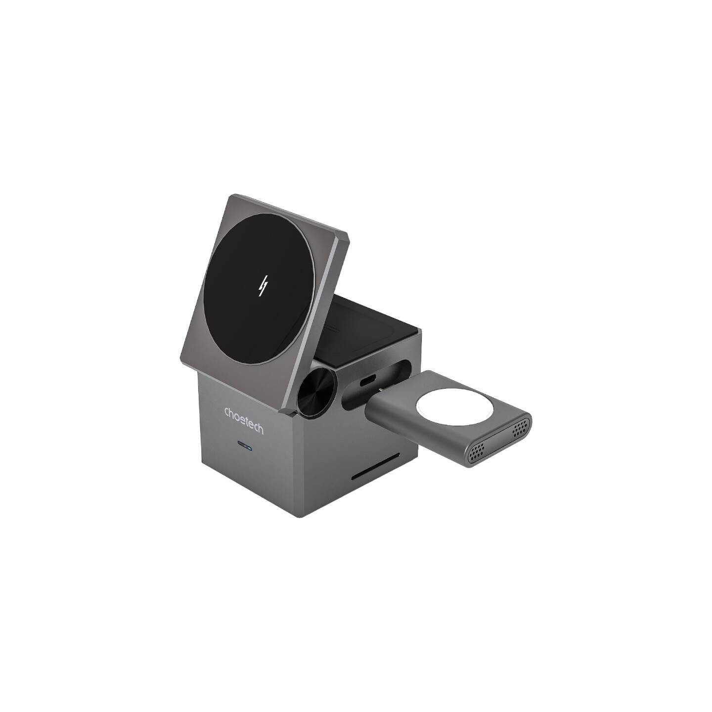 Choetech T632-F 3-in-1 15W inductive charger (black)