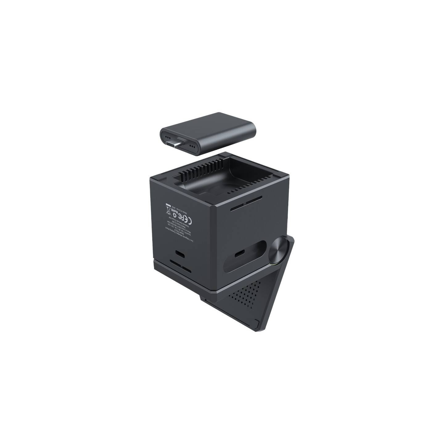 Choetech T632-F 3-in-1 15W inductive charger (black)