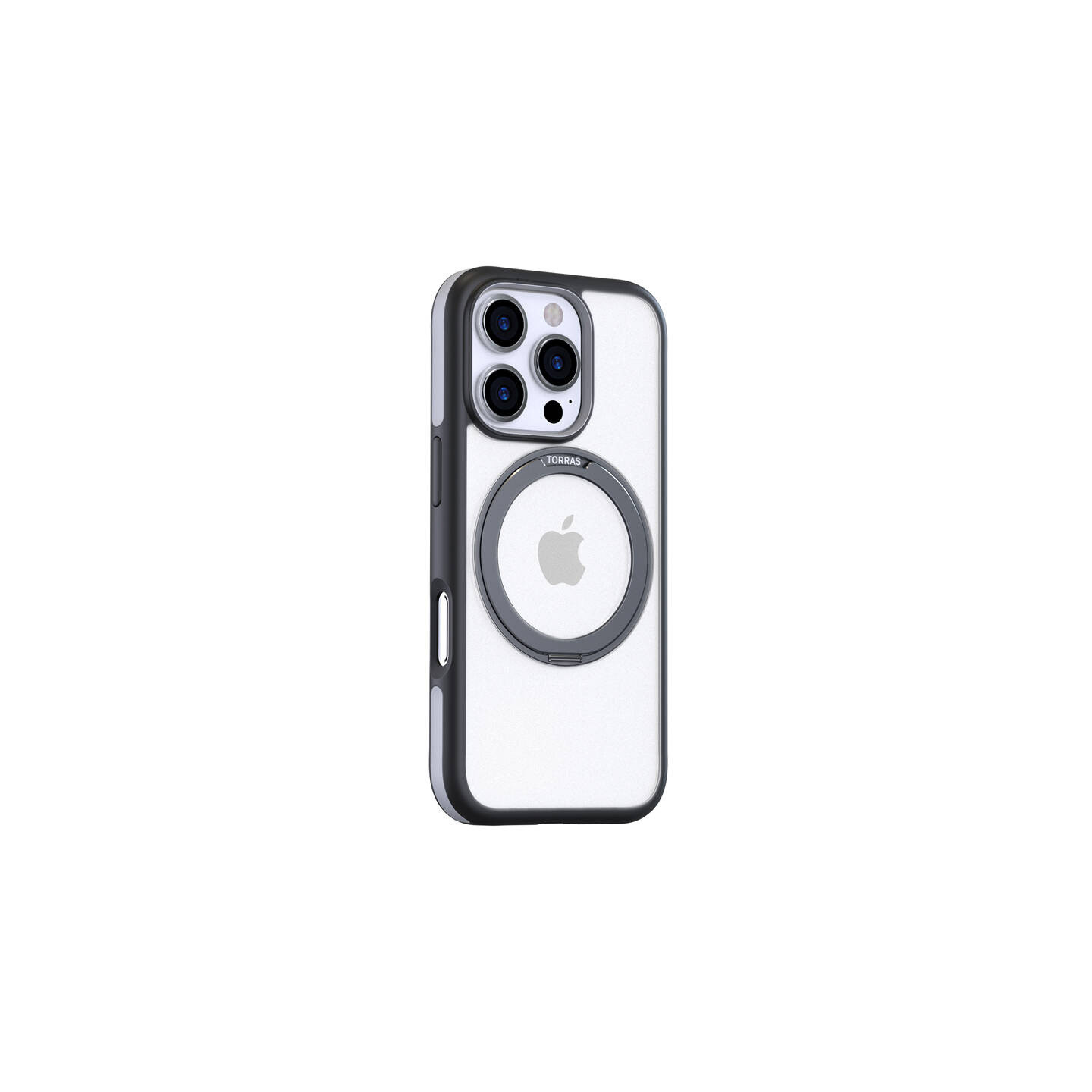 Torras Ostand R Fusion Case for iPhone 16 Pro (Black)