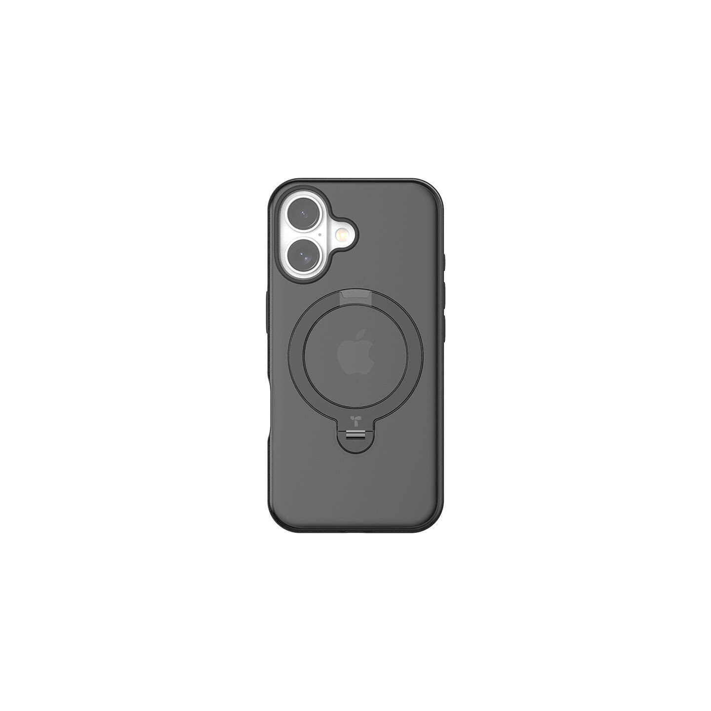 Torras Ostand Spin Case for iPhone 16 Plus (Black)