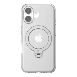 View product Torras Ostand Spin Case for iPhone 16 Plus (Transparent)