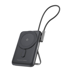 View product Choetech B735 magnetic powerbank 10000mAh 20W PD + USB-C cable (black)