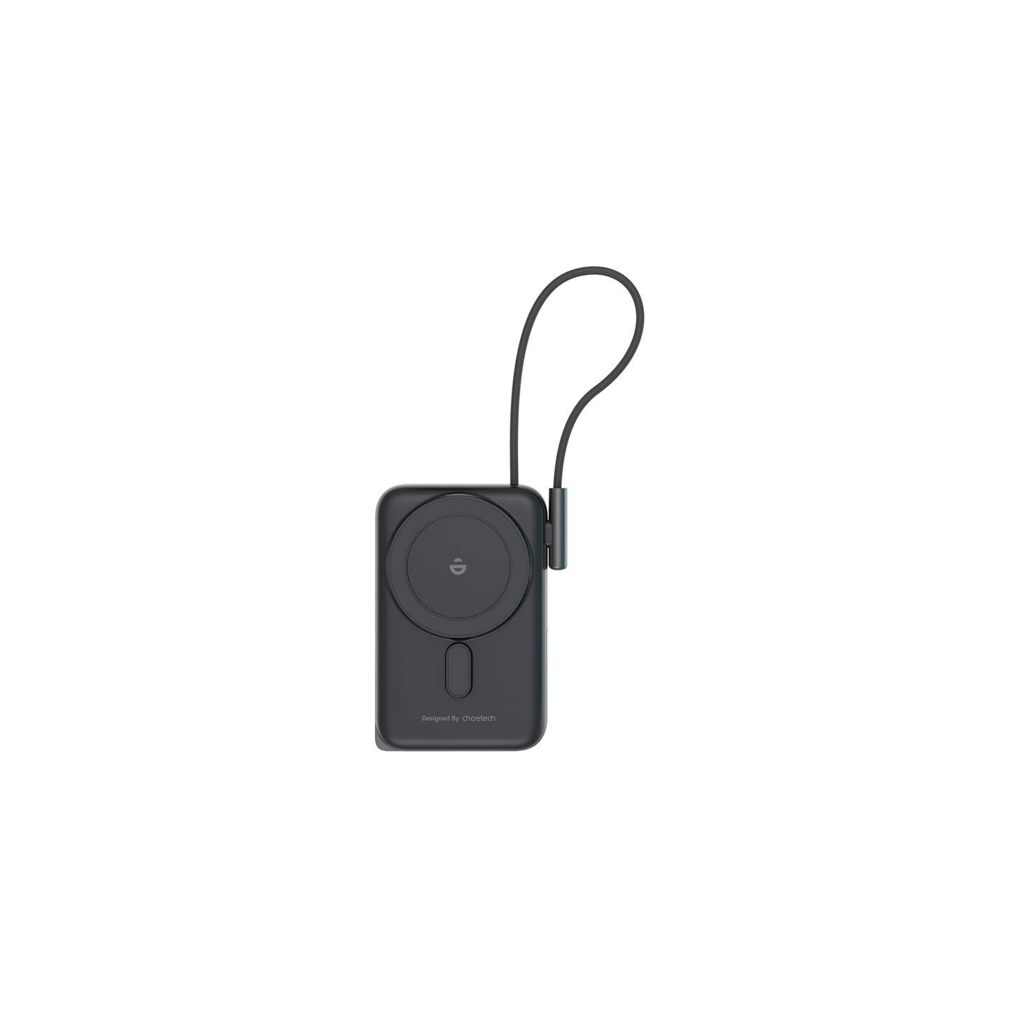 Choetech B735 magnetic powerbank 10000mAh 20W PD + USB-C cable (black)