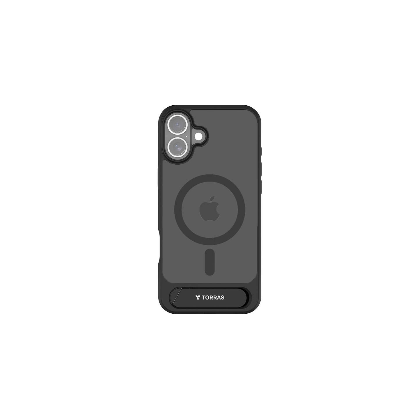 Torras Pstand Series Case for iPhone 16 (black)