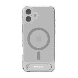 View product Torras Pstand Series Case for iPhone 16 (Transparent)