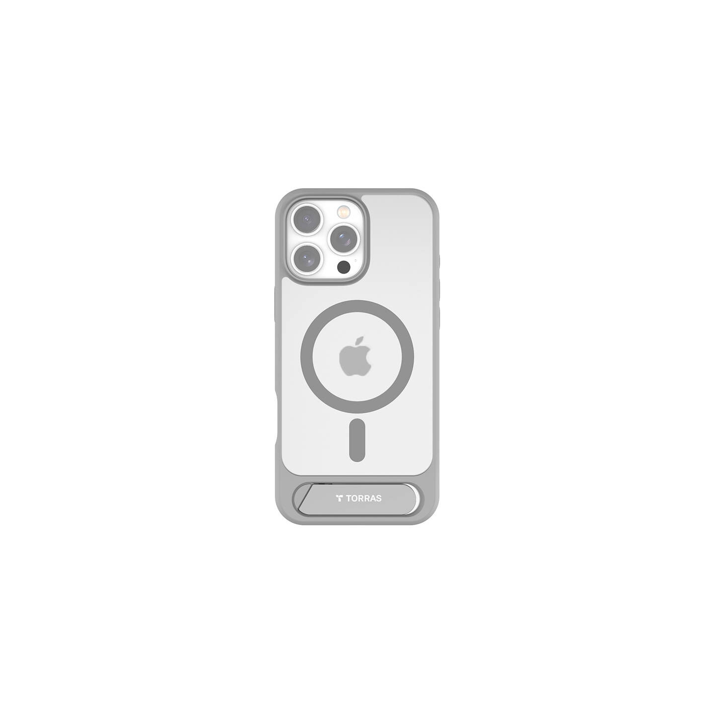Torras Pstand Series Case for iPhone 16 Pro Max (gray)