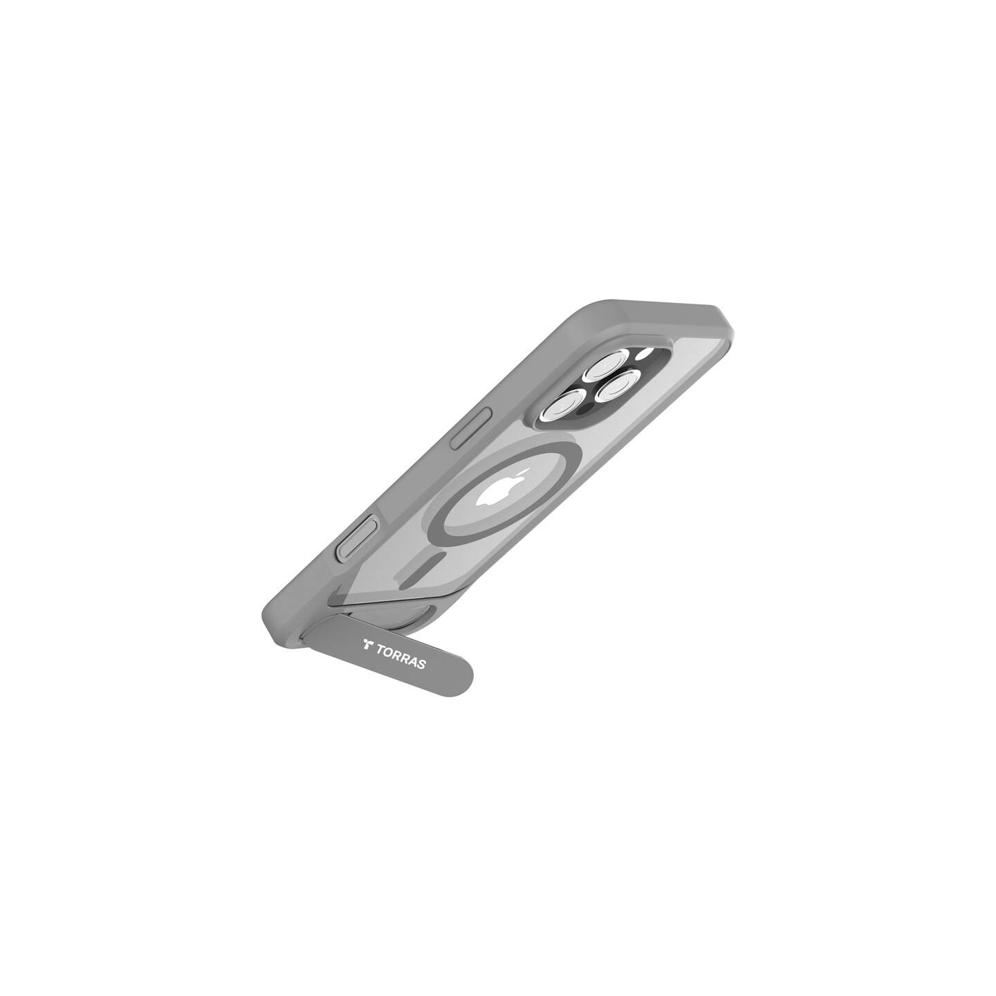 Torras Pstand Series Case for iPhone 16 Pro Max (gray)
