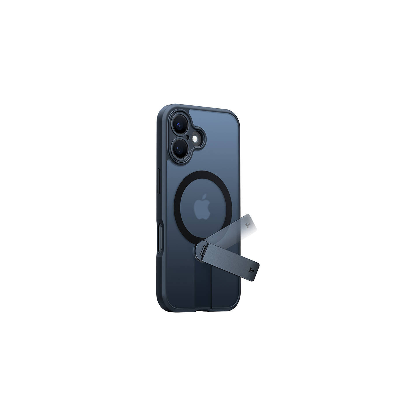 Torras Pstand Spin Case for iPhone 16 (Black)