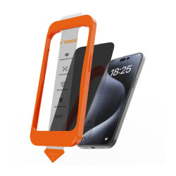 View product Torras Install Master tempered glass for iPhone 16 Plus