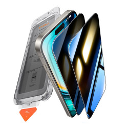 View product Torras Install Master Privacy Glass for iPhone 16 Plus
