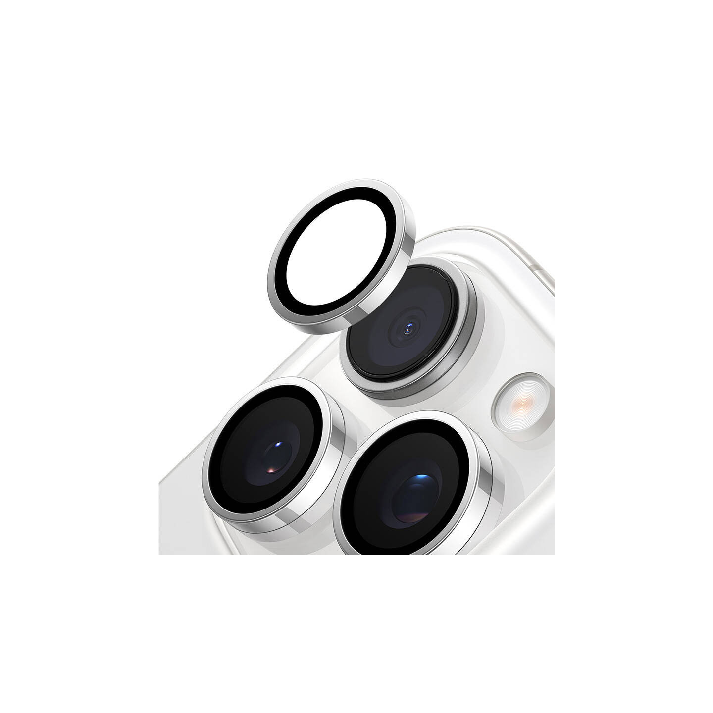 Torras Lensguard Camera Glass for iPhone 16 Pro (Gray)