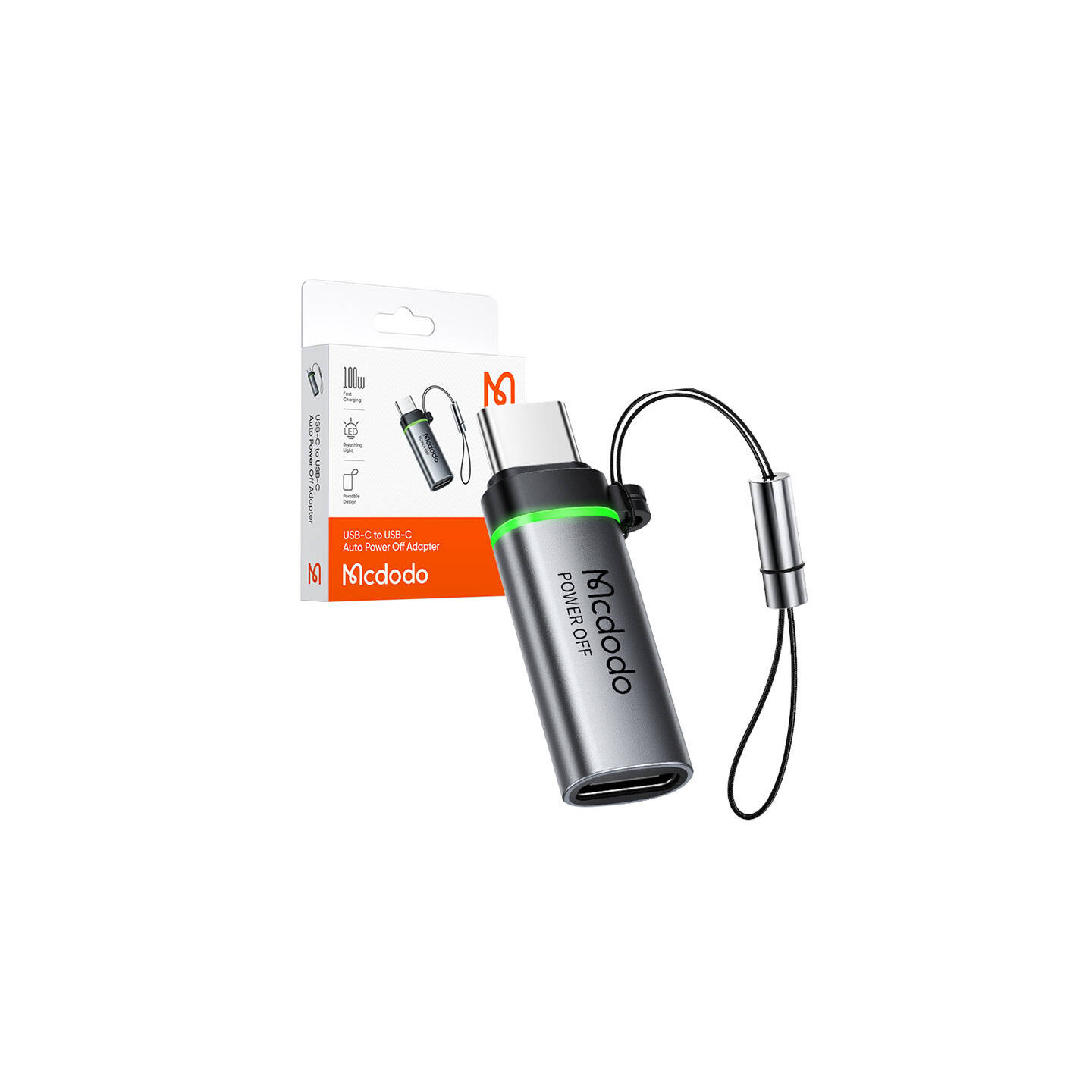 Adapter USB-C do USB-C Mcdodo OT-2450, auto power off
