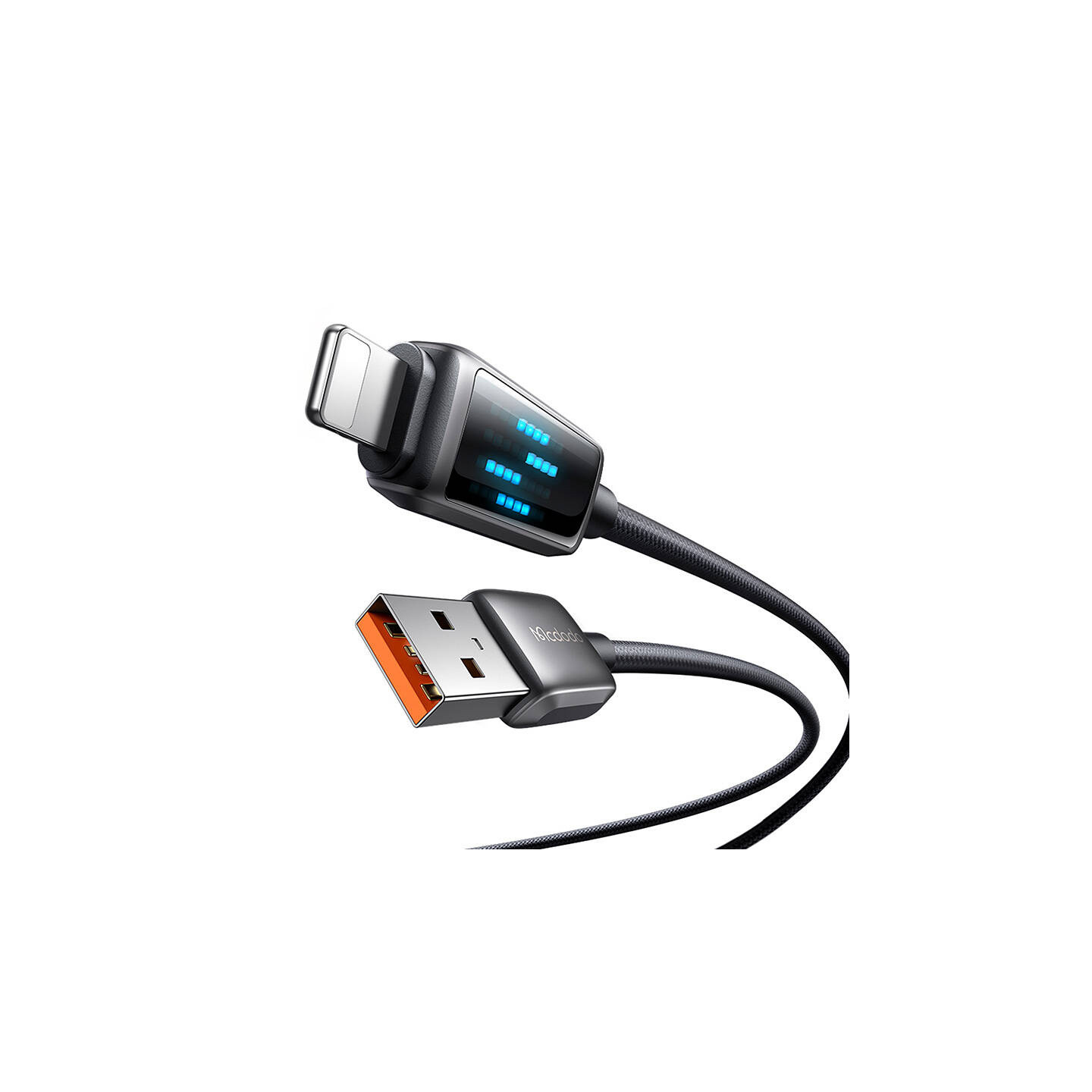 Mcdodo CA-5250 USB-A to Lightning cable, LED display, 1.2m
