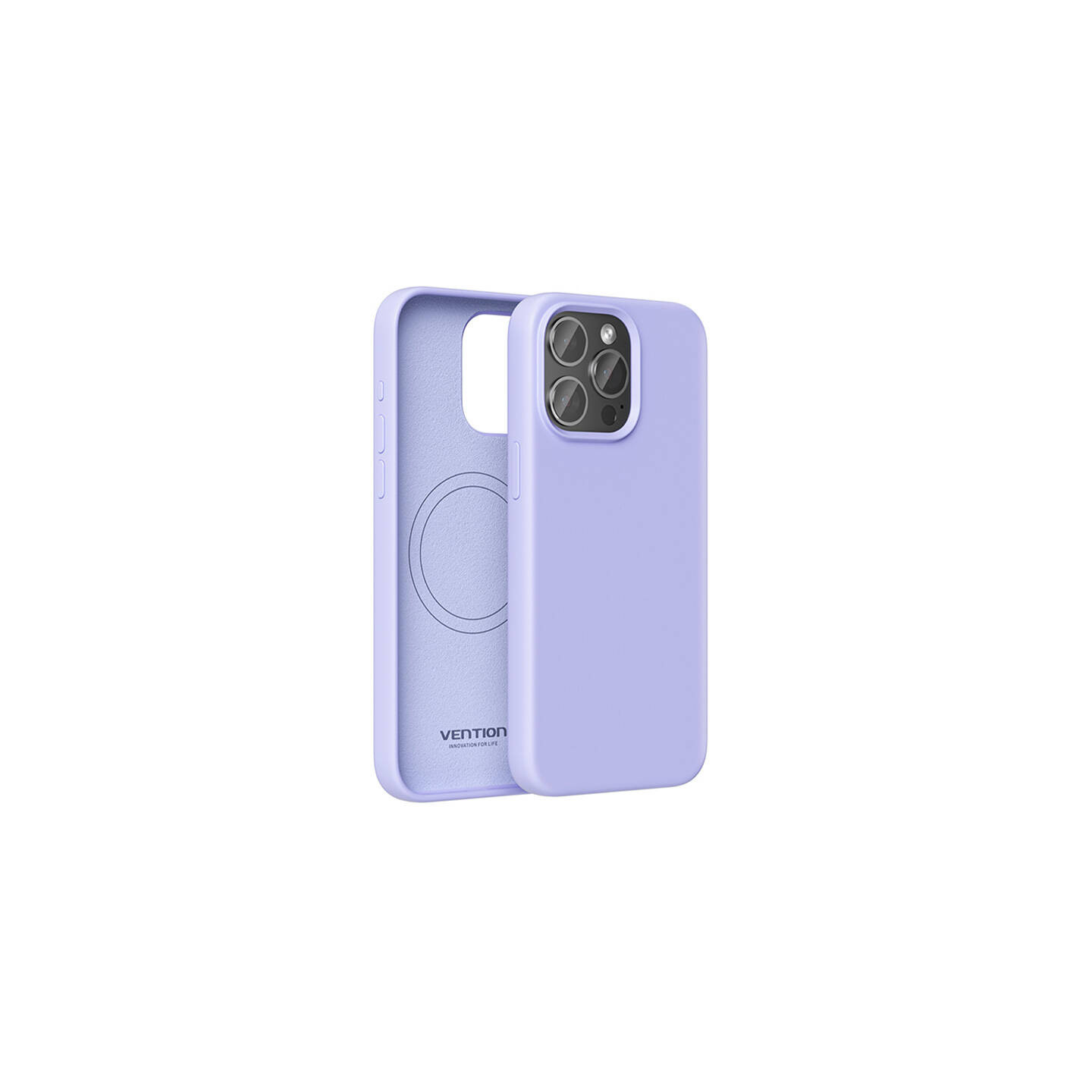 Vention KUFV0-40 Silicone Case for iPhone 15 Pro Max (purple)