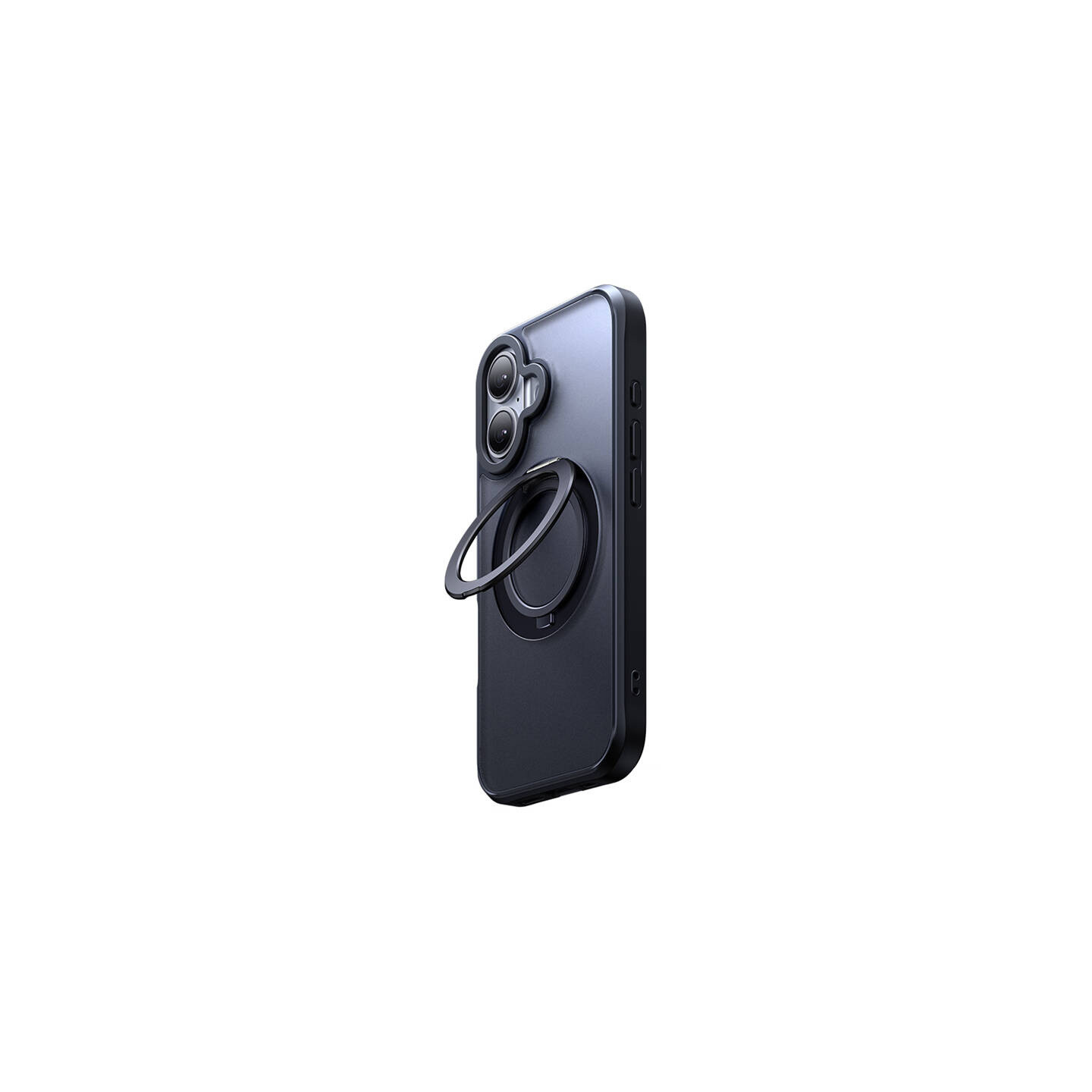 McDodo PC-4931 MagSafe case for iPhone 16 Plus with stand (black)