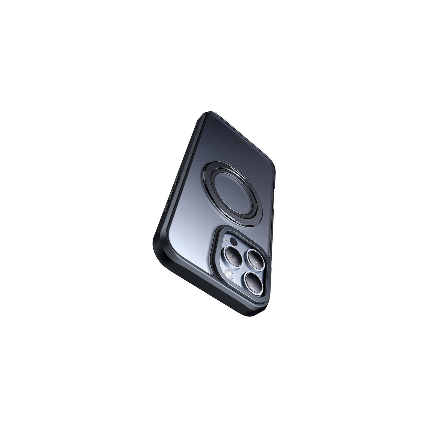 McDodo PC-4933 MagSafe case for iPhone 16 Pro Max with stand (black)