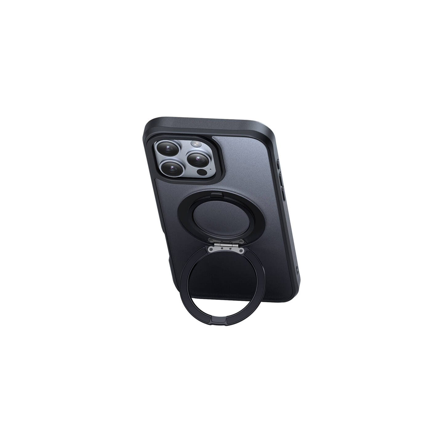 McDodo PC-4933 MagSafe case for iPhone 16 Pro Max with stand (black)