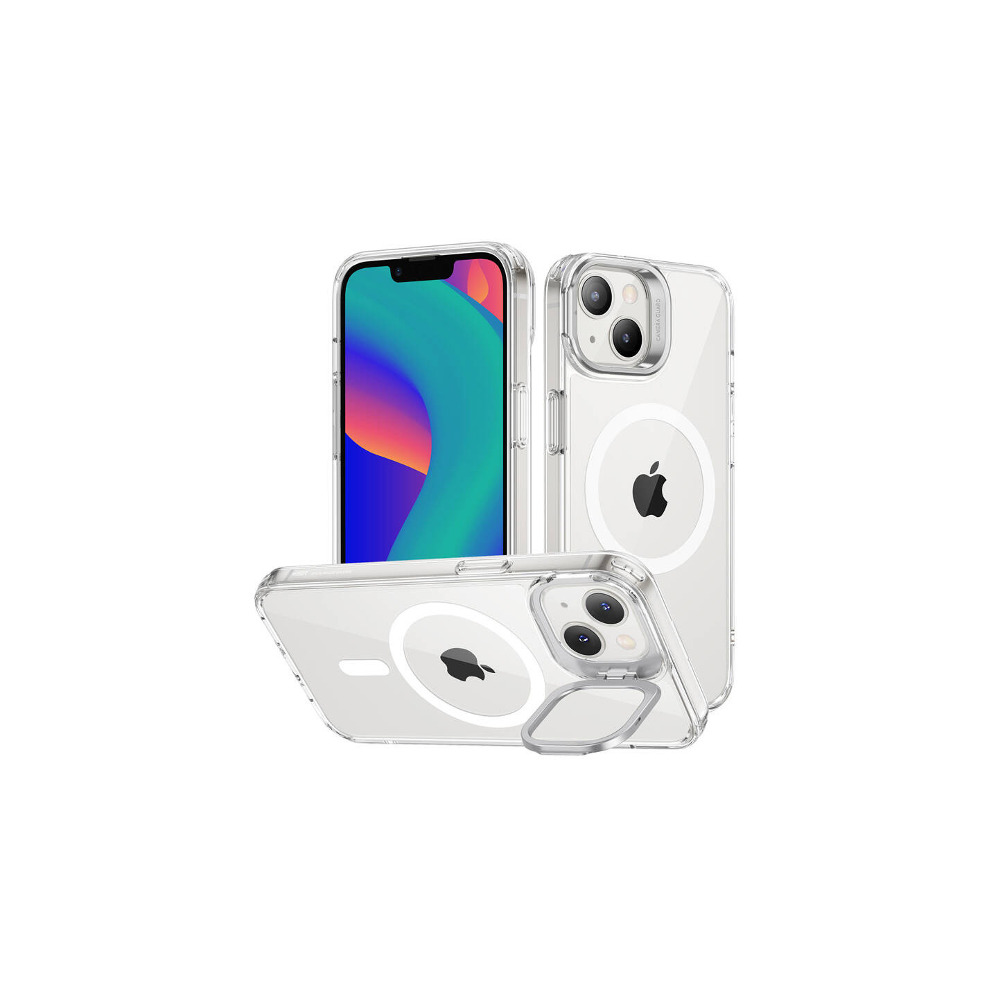 ESR Classic Kickstand Case with HaloLock for iPhone 14 Plus (transparent)