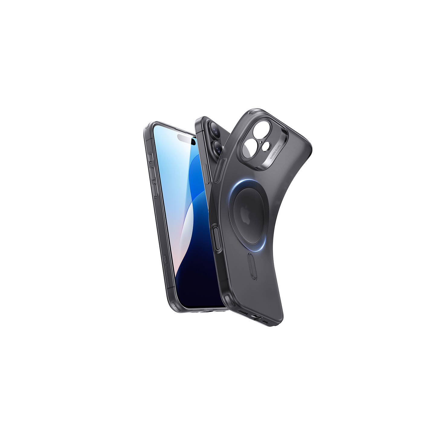 Etui Zero Clear Case (HaloLock) ESR do iPhone 16 (czarne)