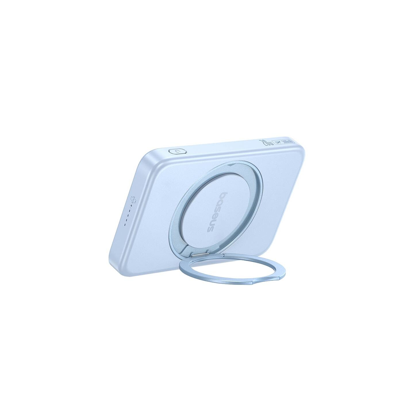 Baseus powerbank with stand PicoGo Qi2 5000mAh 20W (blue)