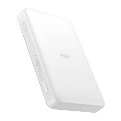 View product ESR Qi2 MagSlim 10000 mAh magnetic powerbank (white)