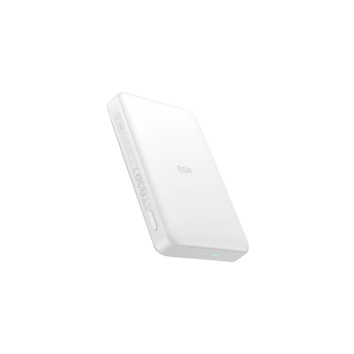 ESR Qi2 MagSlim 10000 mAh magnetic powerbank (white)