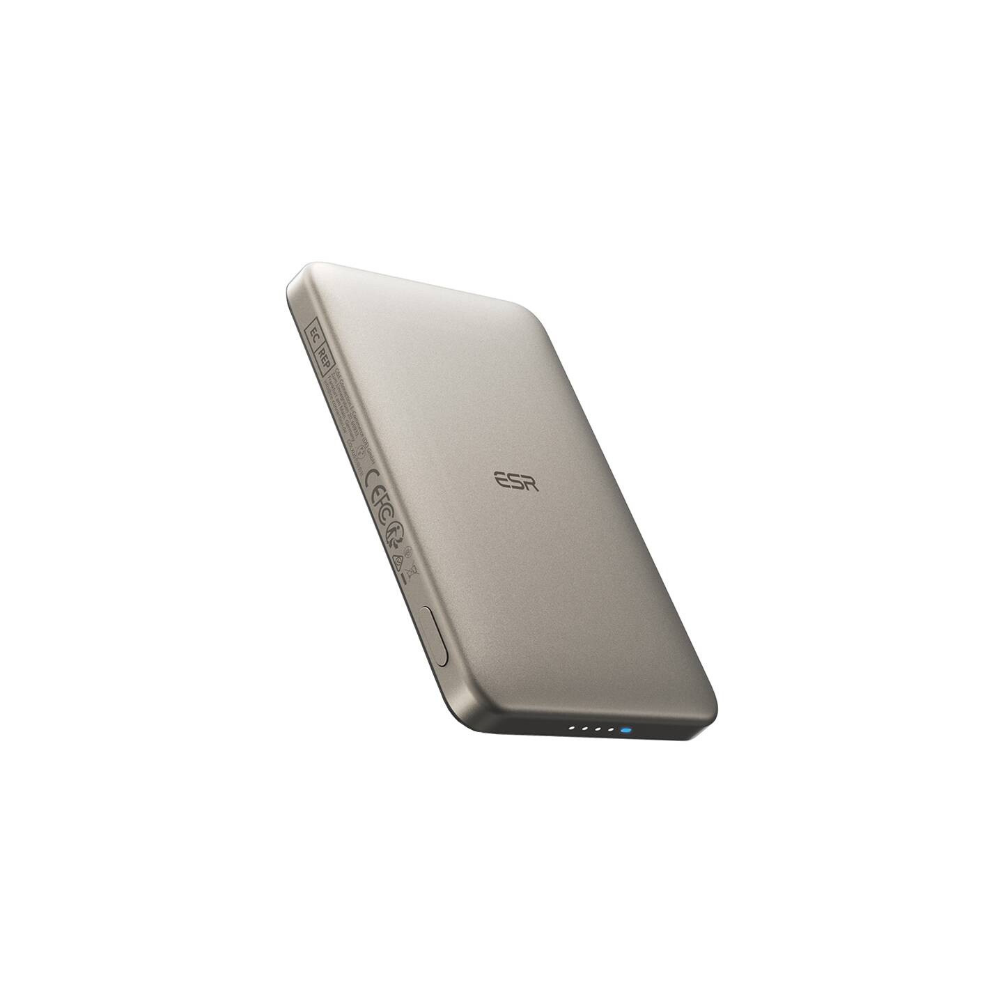 ESR Qi2 MagSlim 5000 mAh magnetic powerbank (sand)