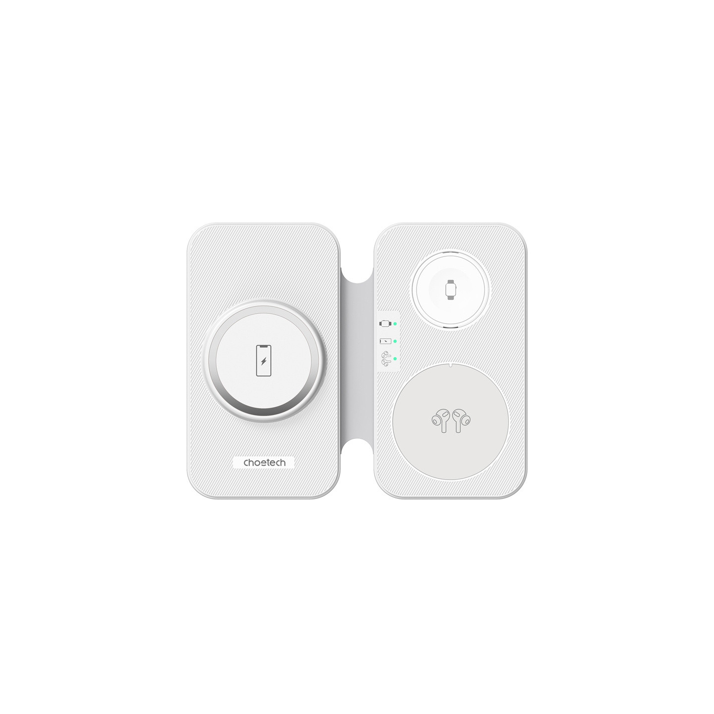 Choetech T616-F 3-in-1 inductive charger (white)