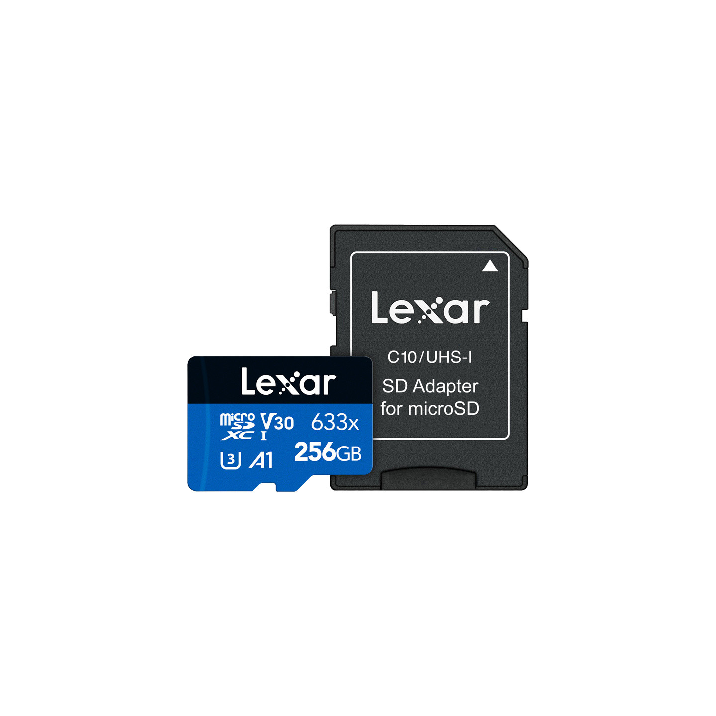 Lexar High-Performance 633x microSDXC 256GB memory card + SD adapter
