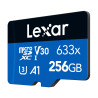Lexar High-Performance 633x microSDXC 256GB memory card + SD adapter