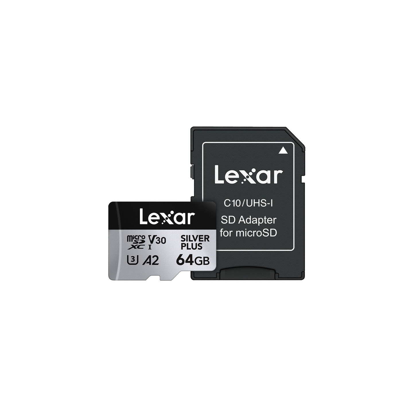 Karta pamięci Lexar High-Performance Silver Plus microSDXC 64GB + adapter