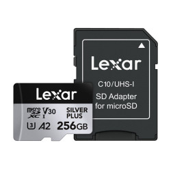 View product Karta pamięci Lexar High-Performance Silver Plus microSDXC 256GB + adapter