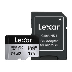 View product Karta pamięci Lexar High-Performance Silver Plus microSDXC 1TB + adapter