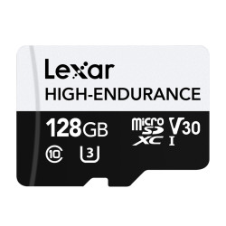 View product Lexar High-Endurance microSDHC/microSDXC 128GB memory card