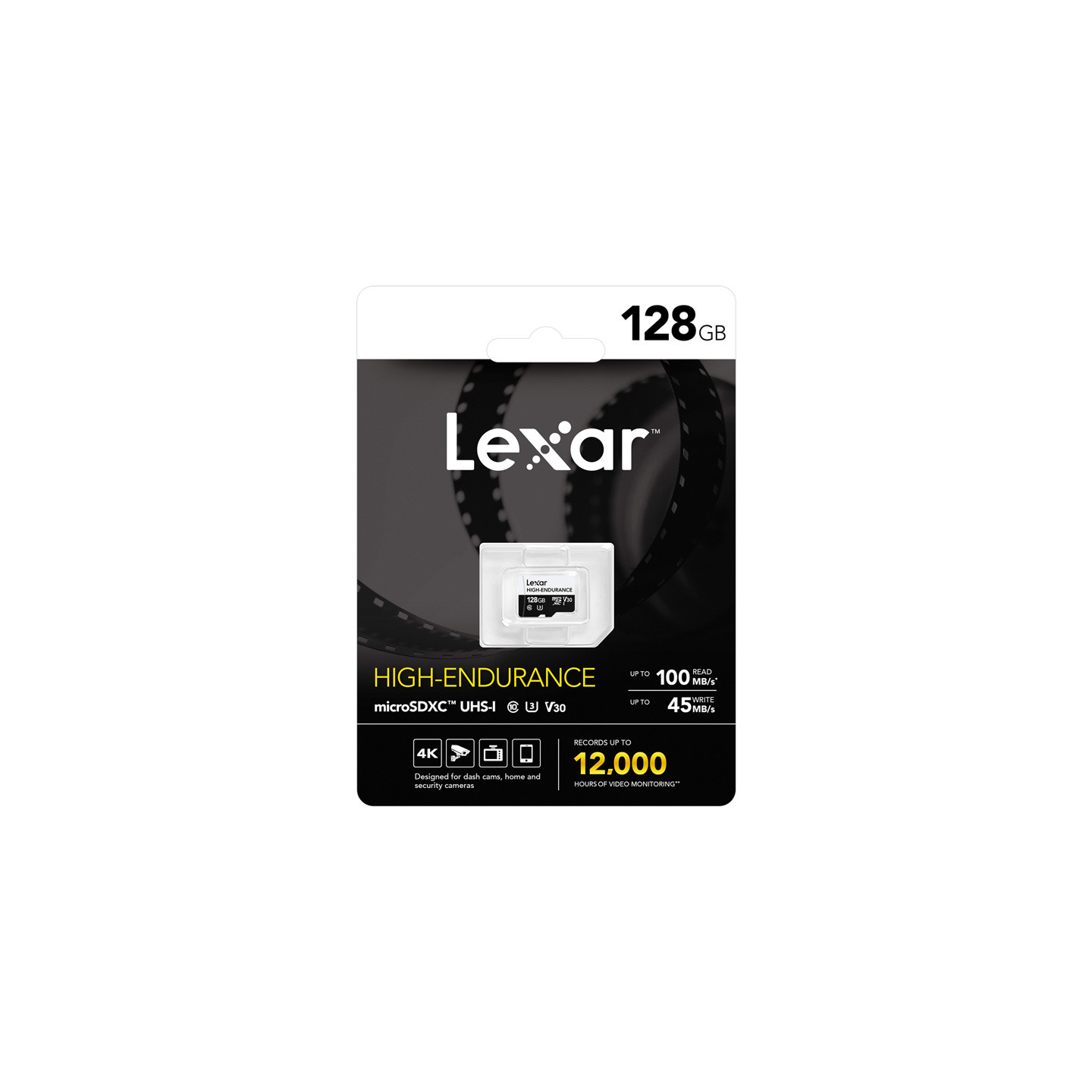 Lexar High-Endurance microSDHC/microSDXC 128GB memory card
