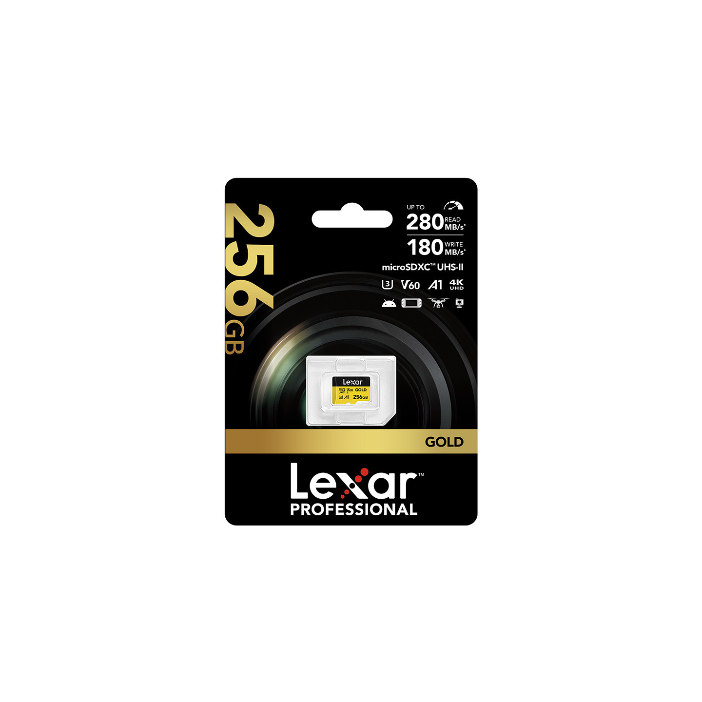 Memory card Lexar GOLD microSDXC 256GB