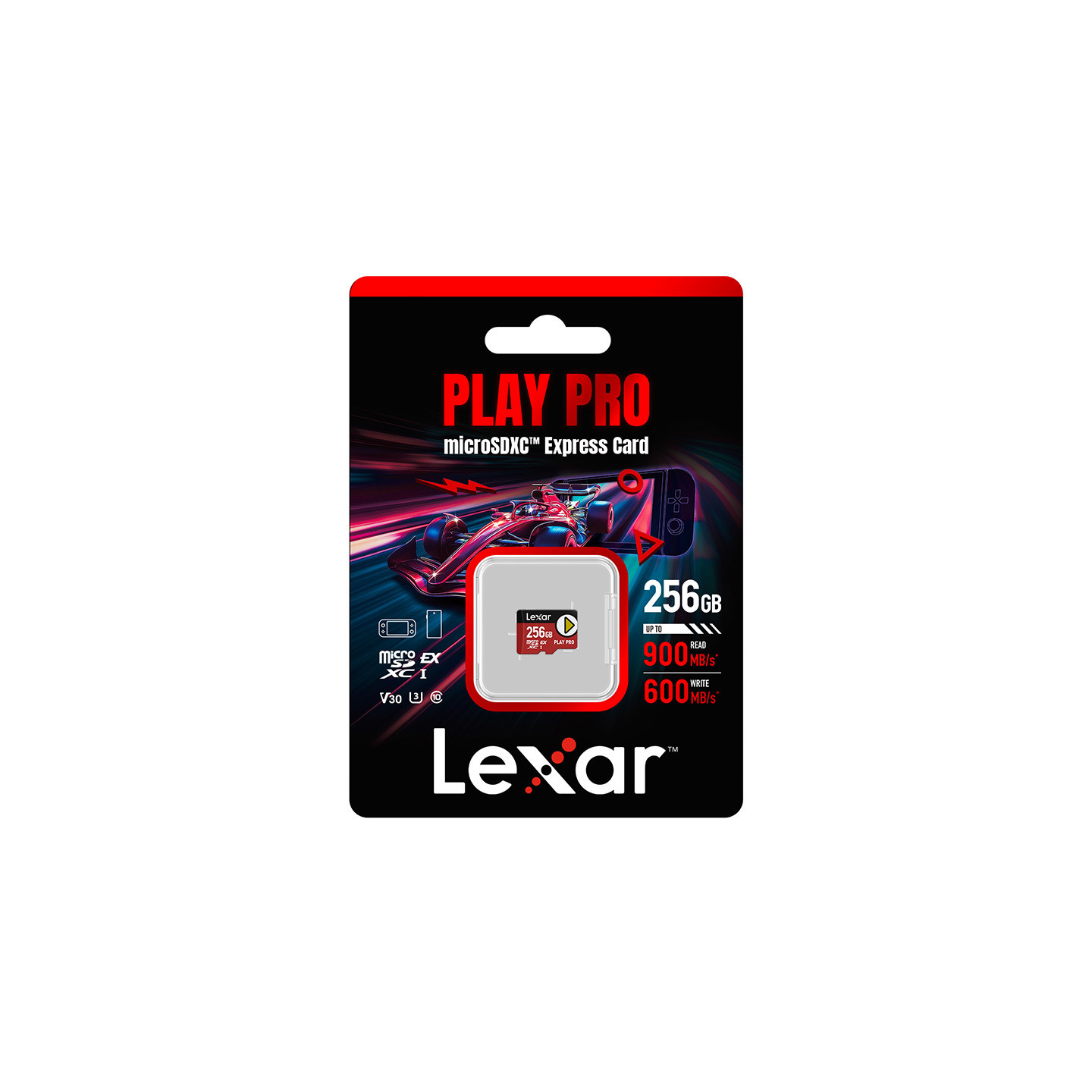 Lexar PLAY Pro microSD Express 7.1 256GB memory card