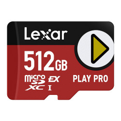 View product Lexar PLAY Pro microSD Express 7.1 512GB memory card