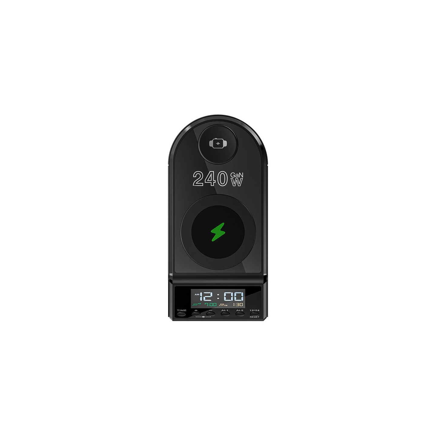 Blitzwolf BW-FW10 alarm clock with charger 2xUSB-A, 4xUSB-C, 240W