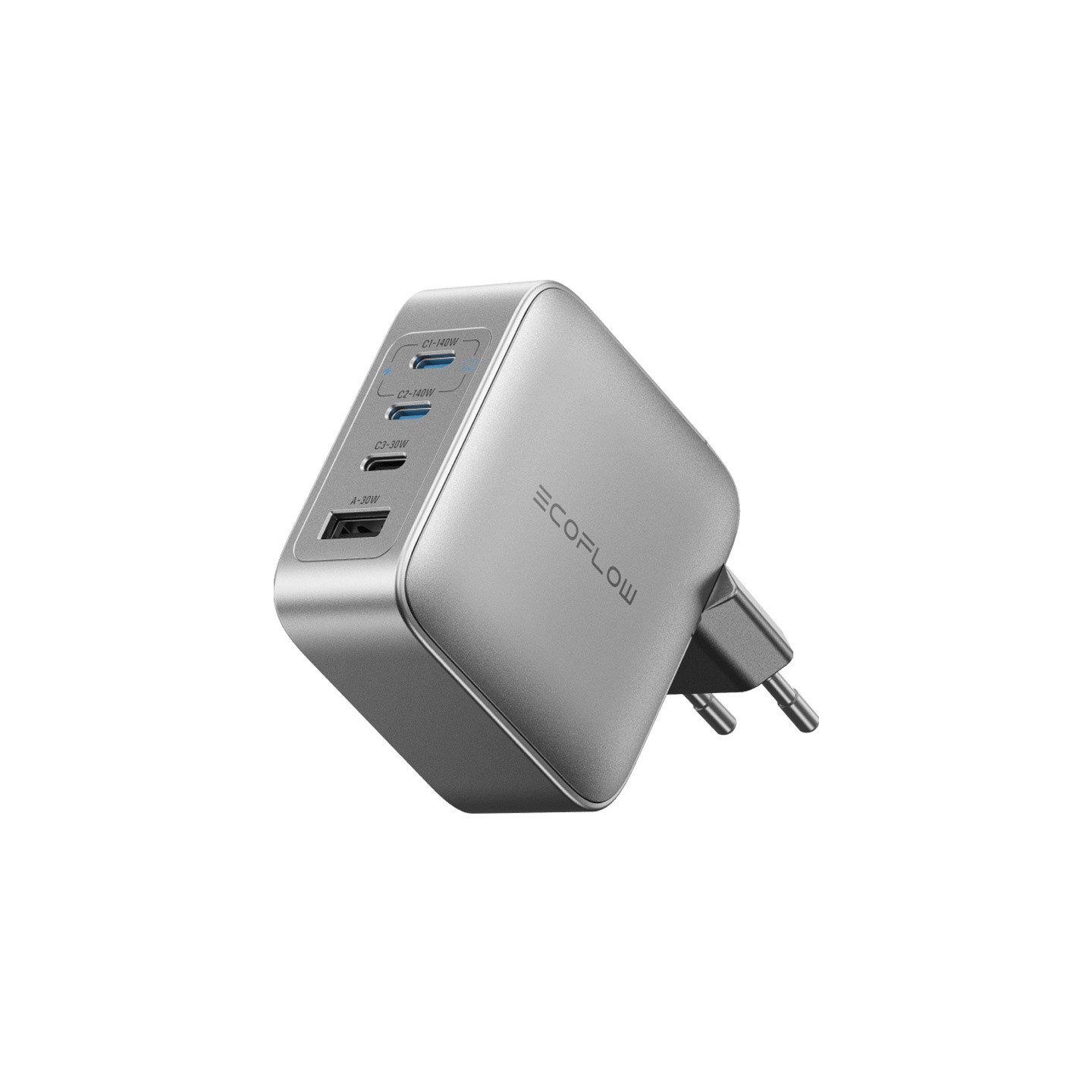EcoFlow RAPID Pro 140W mains charger, 3xUSB-C, 1xUSB-A, GaN