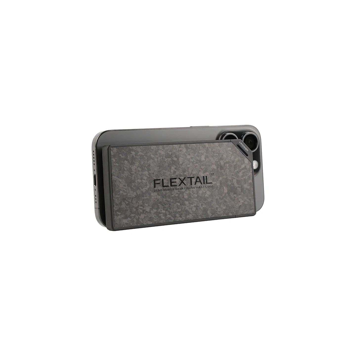 Flextail Zero Power 10,000 mAh Power Bank (Black)
