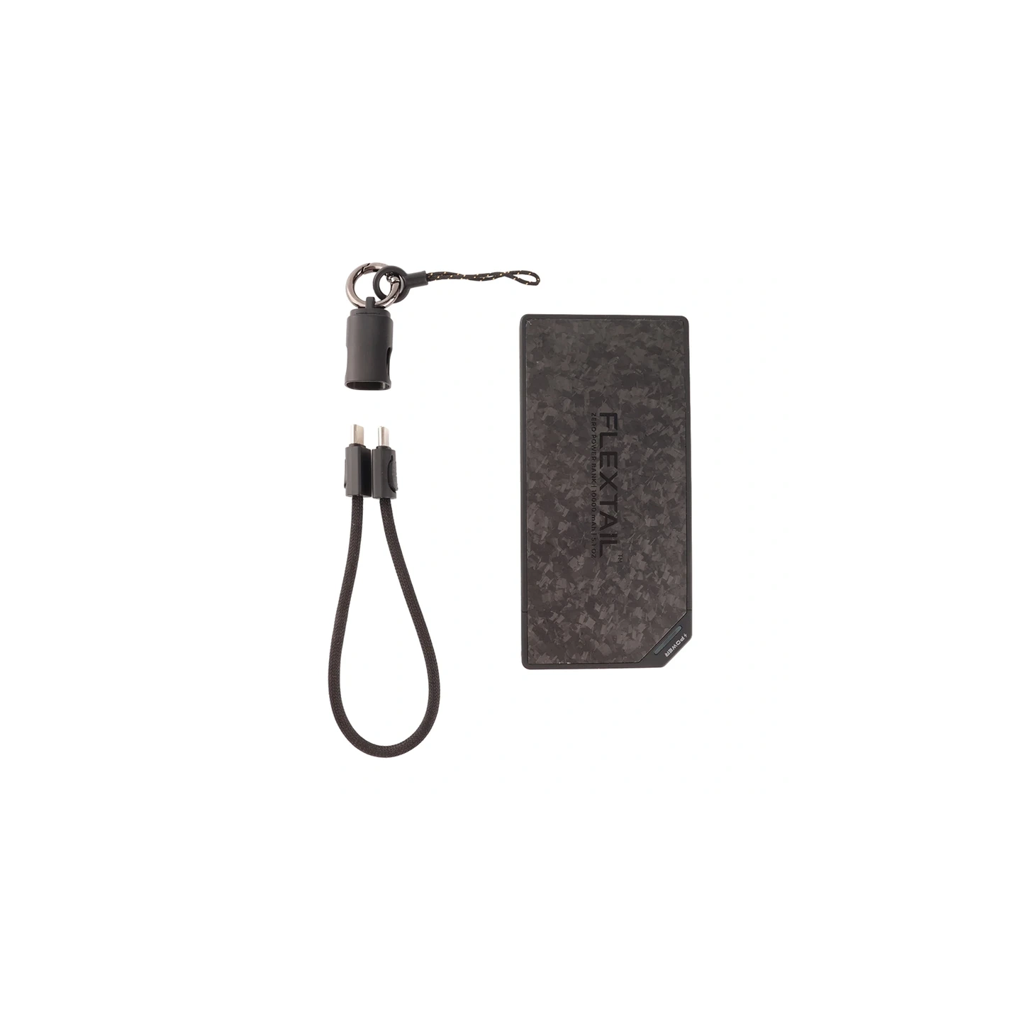 Flextail Zero Power 10,000 mAh Power Bank (Black)