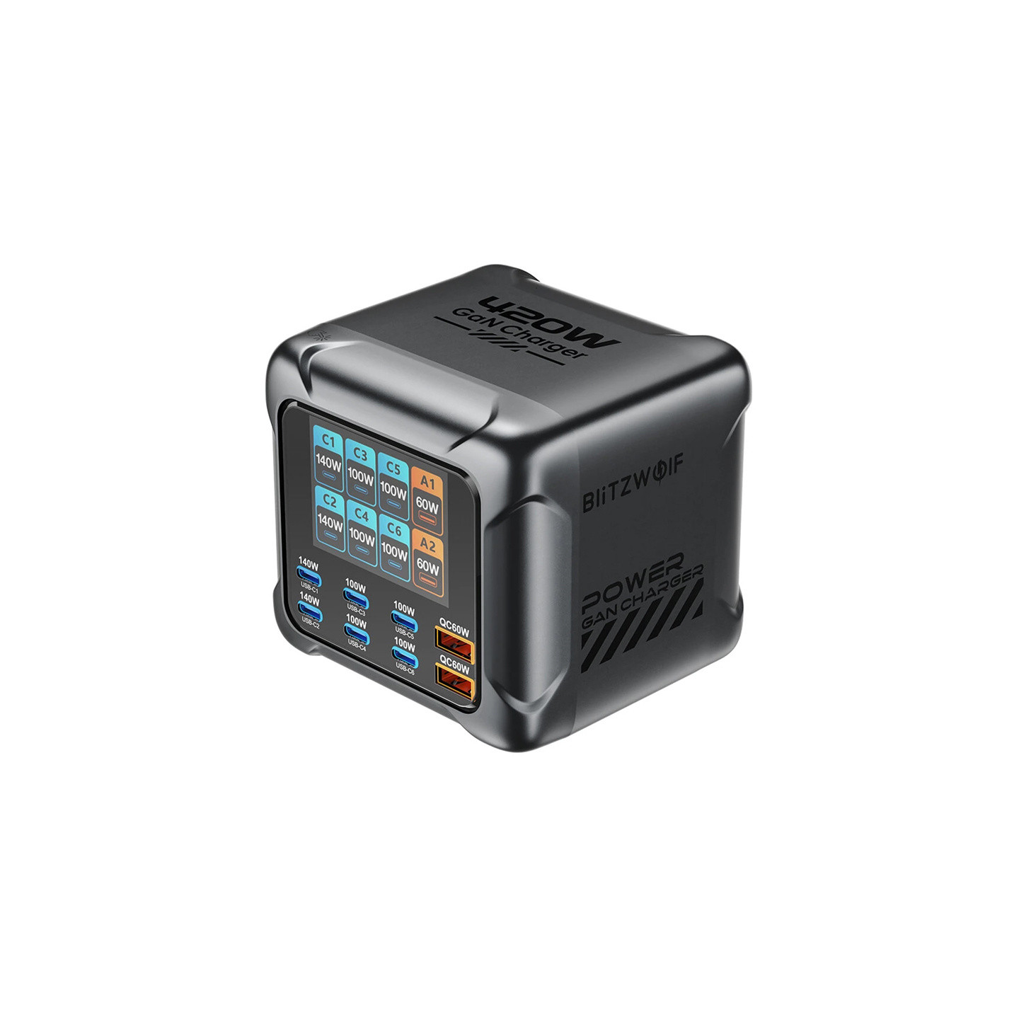 Blitzwolf BW-S33 420W Charger, 8 Ports