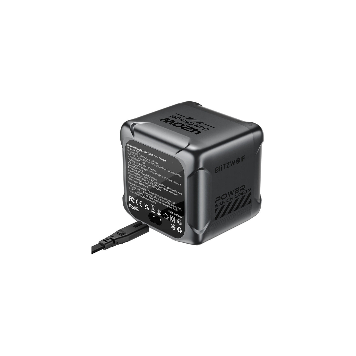 Blitzwolf BW-S33 420W Charger, 8 Ports