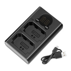 View product NEEWER DL-FZ100 Dual Battery Charger for NP-FZ100-S Batteries