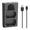 NEEWER DL-FZ100 Dual Battery Charger for NP-FZ100-S Batteries